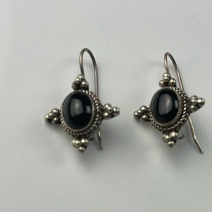 Handmade Gemstone 925 silver earrings